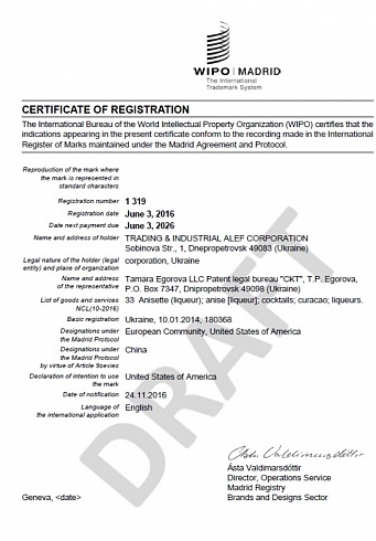 Международная регистрация товарного знака по Мадридской системе